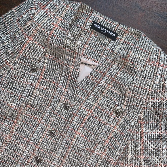 Karl Lagerfeld Nae Tweed Suit Jacket - Picture 4 of 10